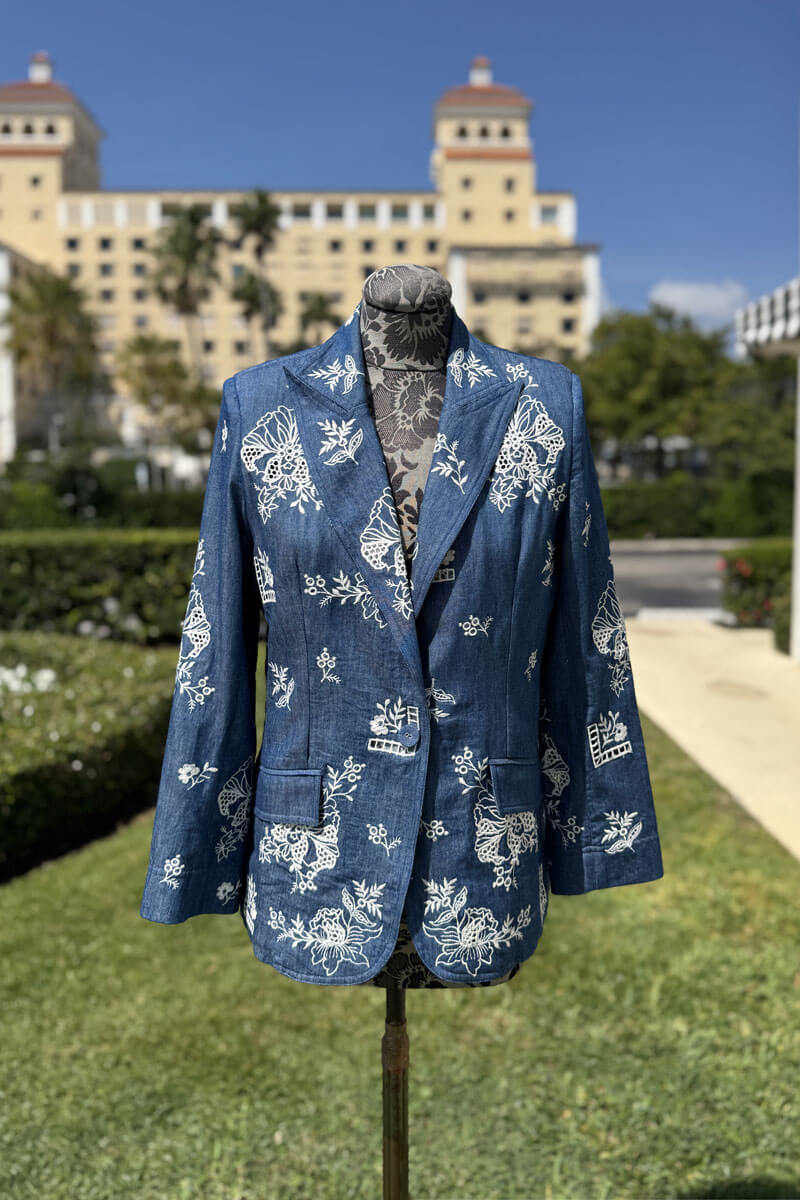 Zylo Ocean Blue Blazer - Mildred Hoit
