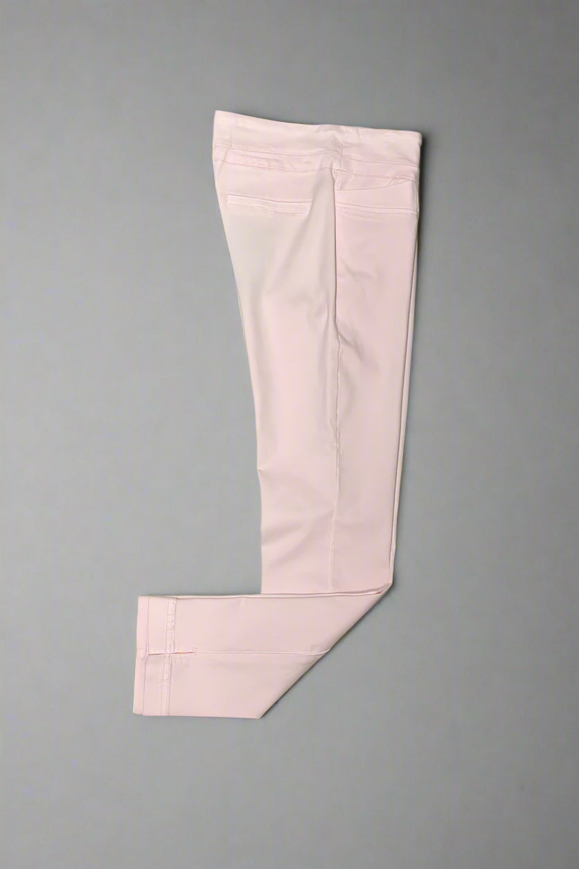 Renuar Pull-On Pant in Ballerina available at Mildred Hoit in Palm Beach.