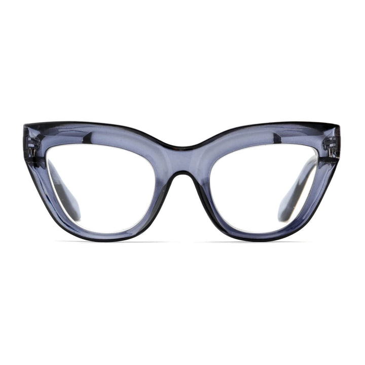 Sutton Blue Light Readers in Blue Grey - Mildred Hoit