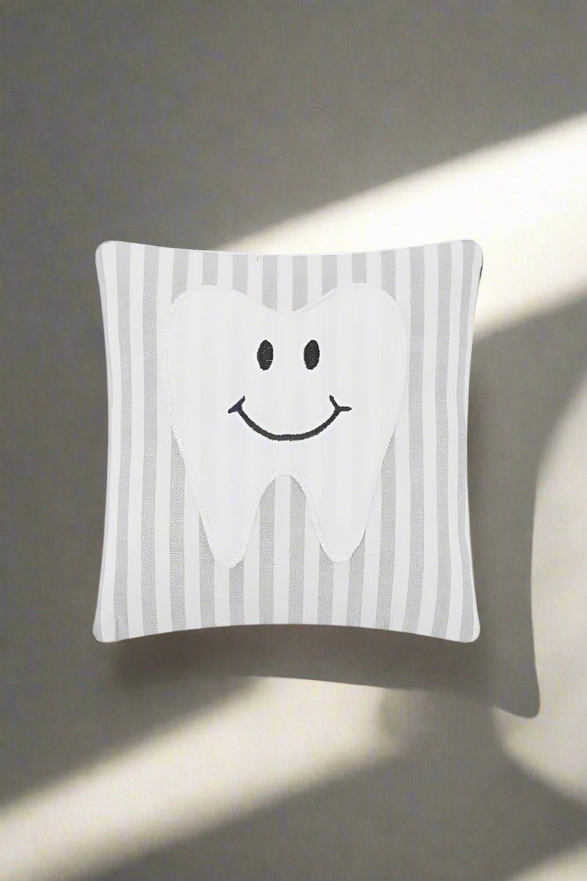 Tooth Fairy Embroidered Pillow - Mildred Hoit