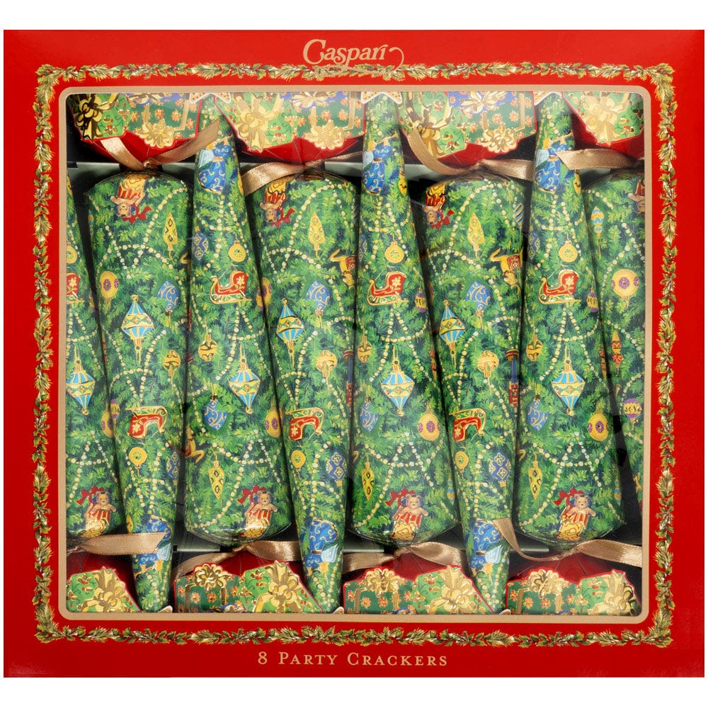 Caspari Christmas Tree Celebration Crackers - Mildred Hoit