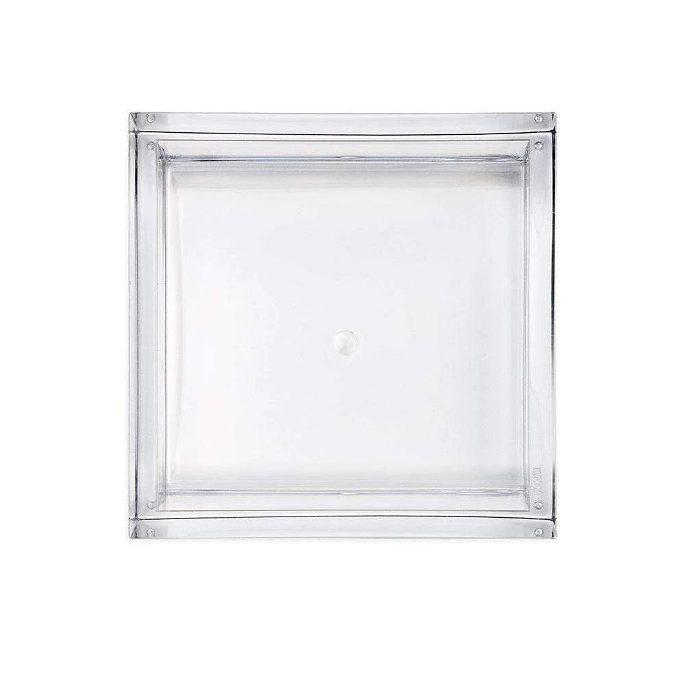 Caspari Acrylic Cocktail Napkin Holder in Crystal Clear - Mildred Hoit