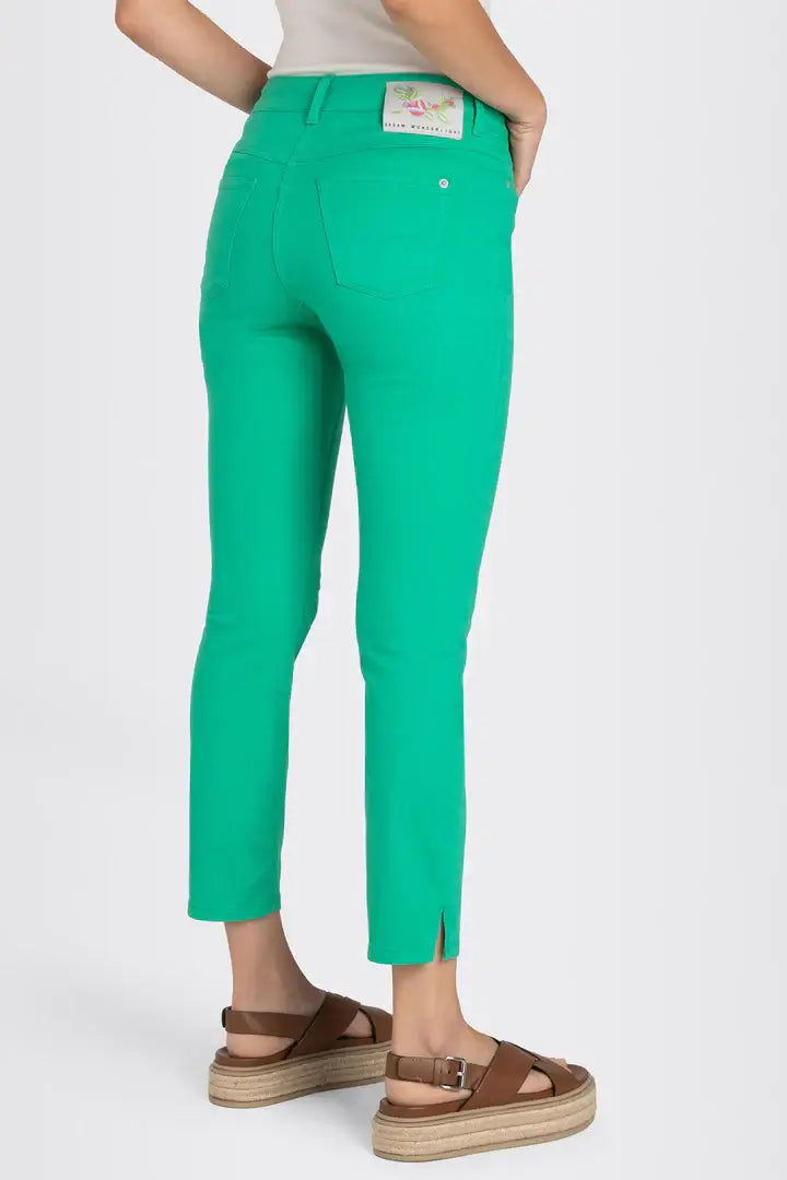 Dream Slim Pants in Green - Mildred Hoit