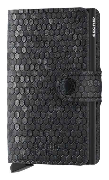 Secrid Miniwallet in Hexagon Black - Mildred Hoit