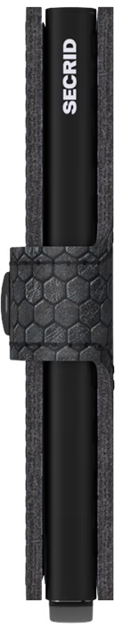Secrid Miniwallet in Hexagon Black - Mildred Hoit