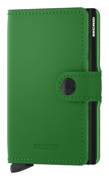 Secrid Miniwallet in Matte Bright Green - Mildred Hoit