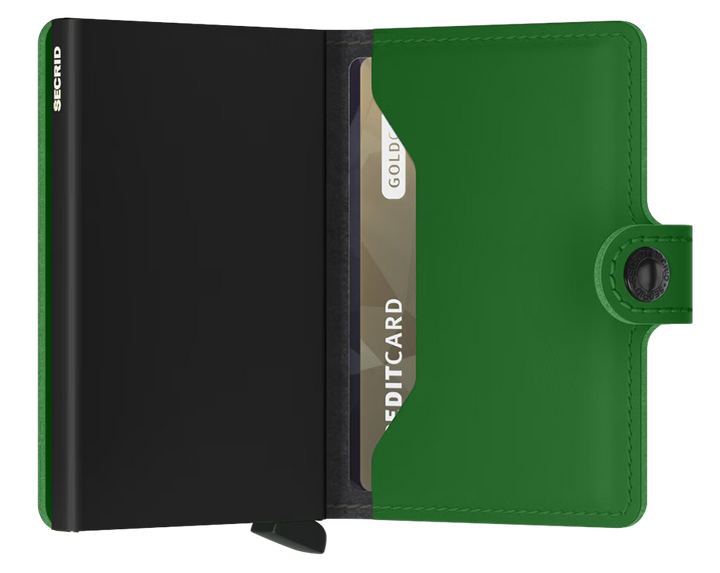 Secrid Miniwallet in Matte Bright Green - Mildred Hoit