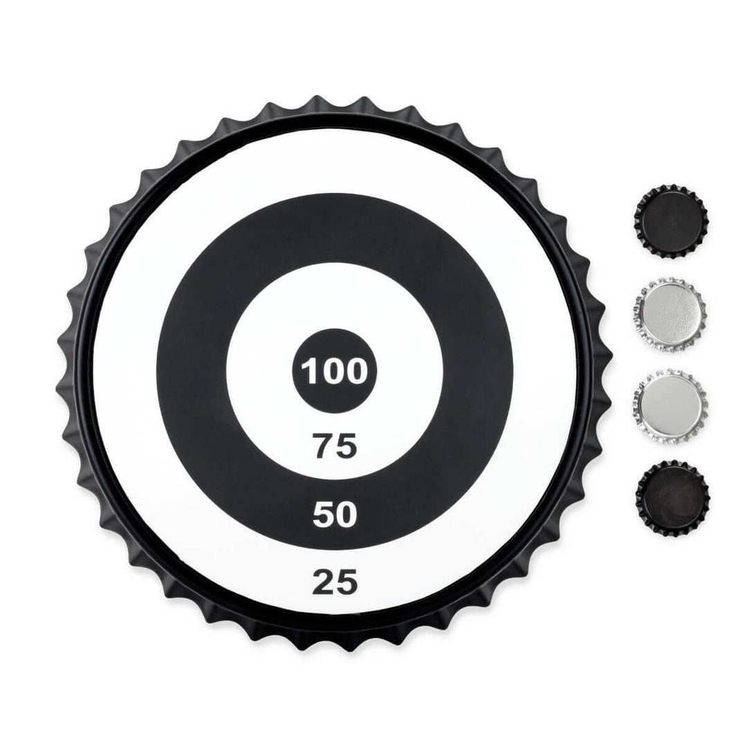 Magnetic Bottle Cap Target Game - Mildred Hoit