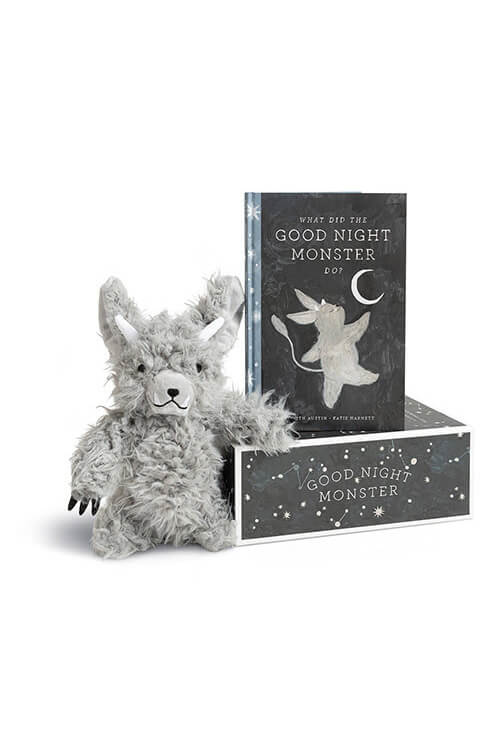 Good Night Monster Gift Set available at Mildred Hoit in Palm Beach.