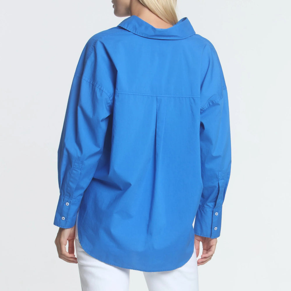 Larissa Blouse in Cobalt - Mildred Hoit