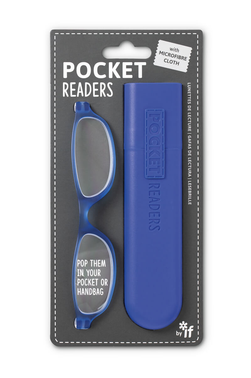 Pocket Reading Glasses in Midnight Blue - Mildred Hoit