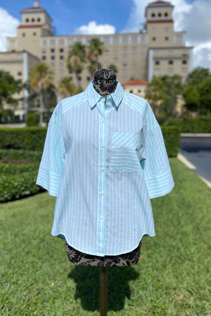 Foxcroft Costal Stripe Tunic - Mildred Hoit