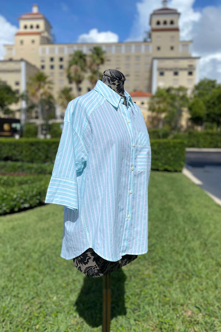 Foxcroft Costal Stripe Tunic - Mildred Hoit