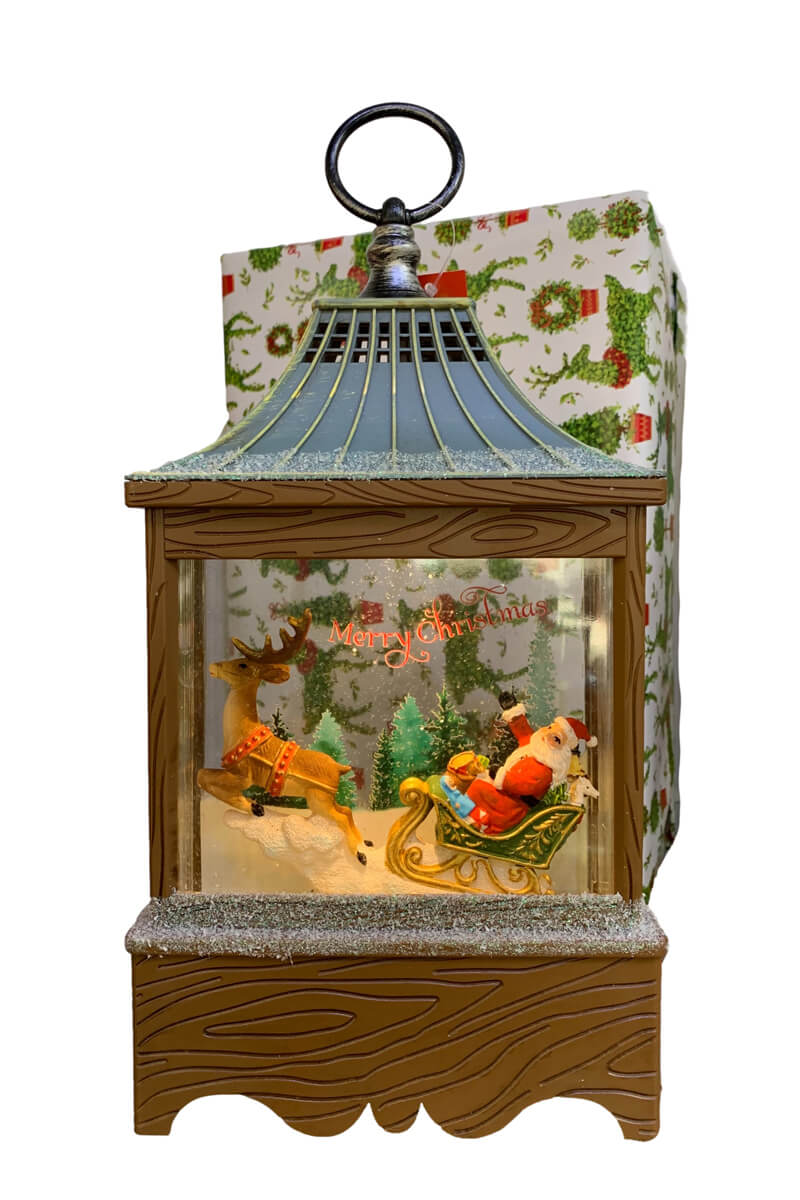 Lighted Santa Sleigh Christmas Decoration - Mildred Hoit