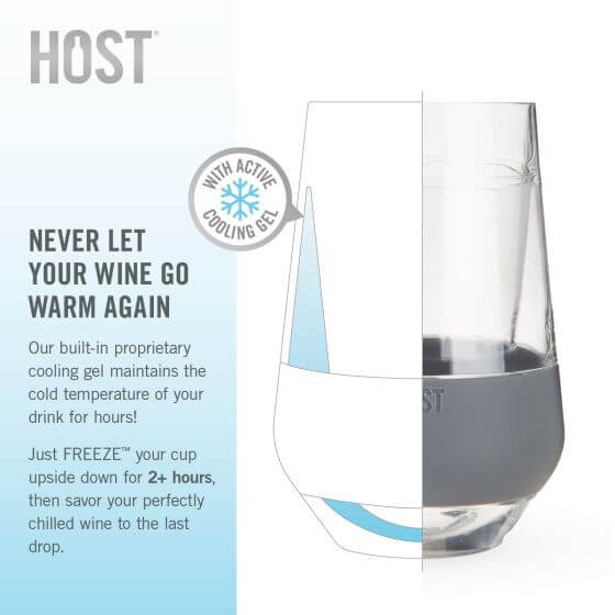 Large Cooling Wine Glasses - Mildred Hoit