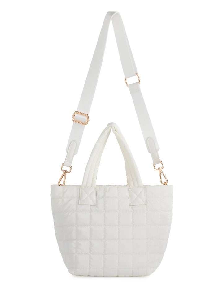 Logan Mini Tote in Pearl