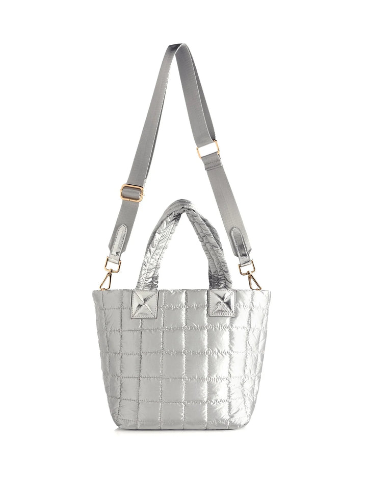 Logan Mini Tote in Silver