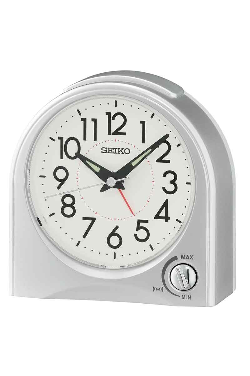 Seiko Maris Alarm Clock in Silver - Mildred Hoit