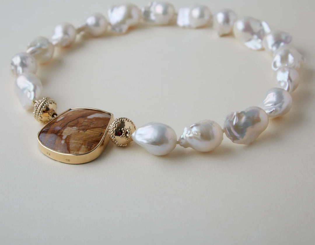 Clara Williams Freshwater Baroque Pearl Necklace