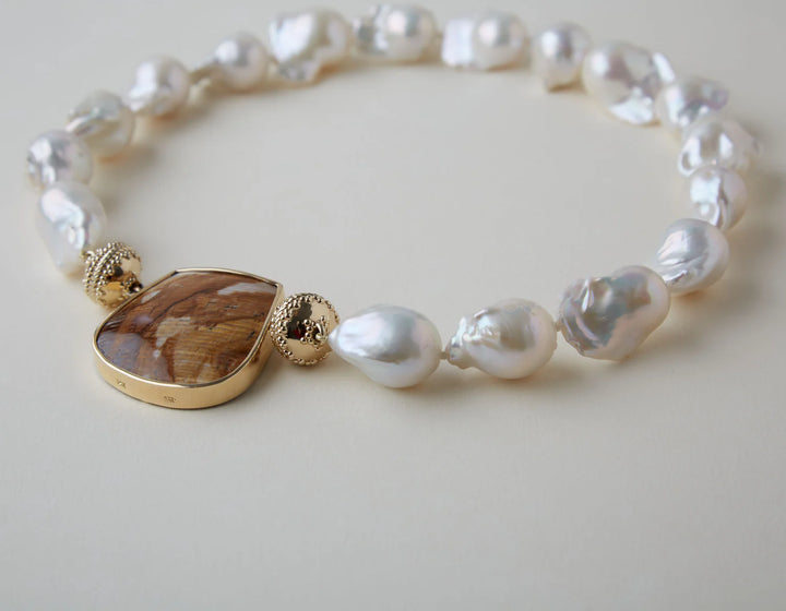 Clara Williams Freshwater Baroque Pearl Necklace