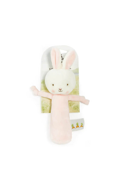 Pink Bunny Baby Rattle available at Mildred Hoit in Palm Beach.