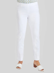Peace of Cloth Premier Stretch Lisa Pant in White available at Mildred Hoit in Palm Beach.