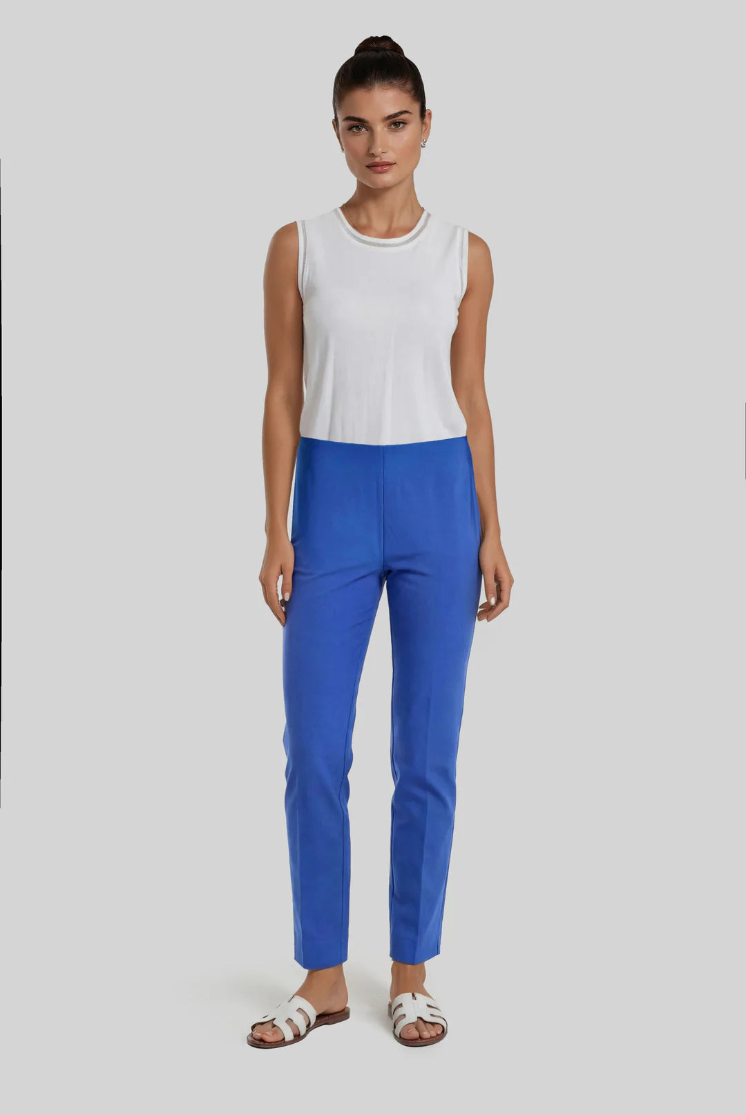 Peace of Cloth Annie Pant in Azure - Mildred Hoit