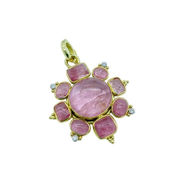 Mazza Pink Tourmaline Pendant available at Mildred Hoit in Palm Beach.