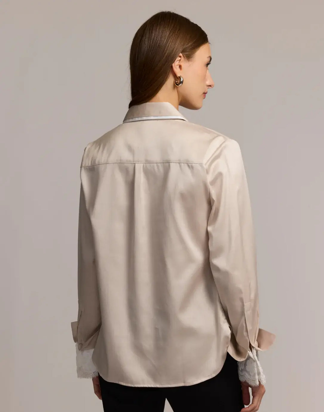 Hinson Wu Margot Shirt in Champagne - Mildred Hoit