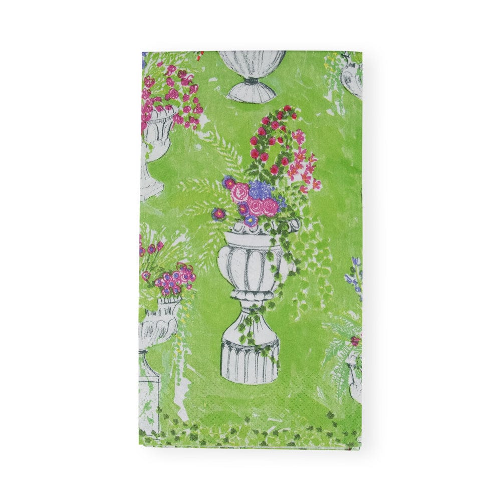 Caspari Jardin De Luxembourg Guest Towel Napkins- 2 Pack