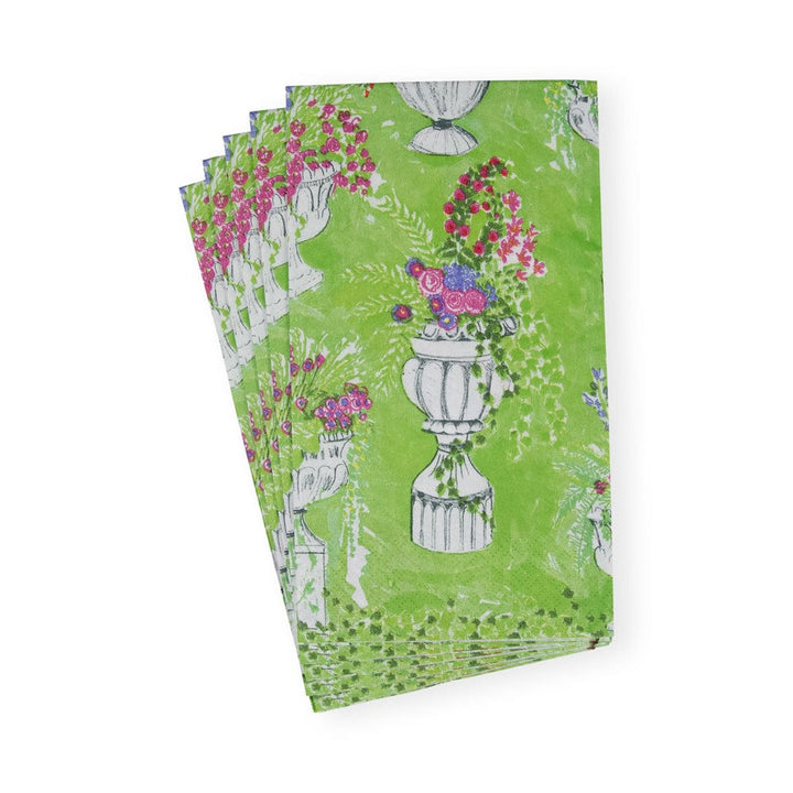 Caspari Jardin De Luxembourg Guest Towel Napkins- 2 Pack