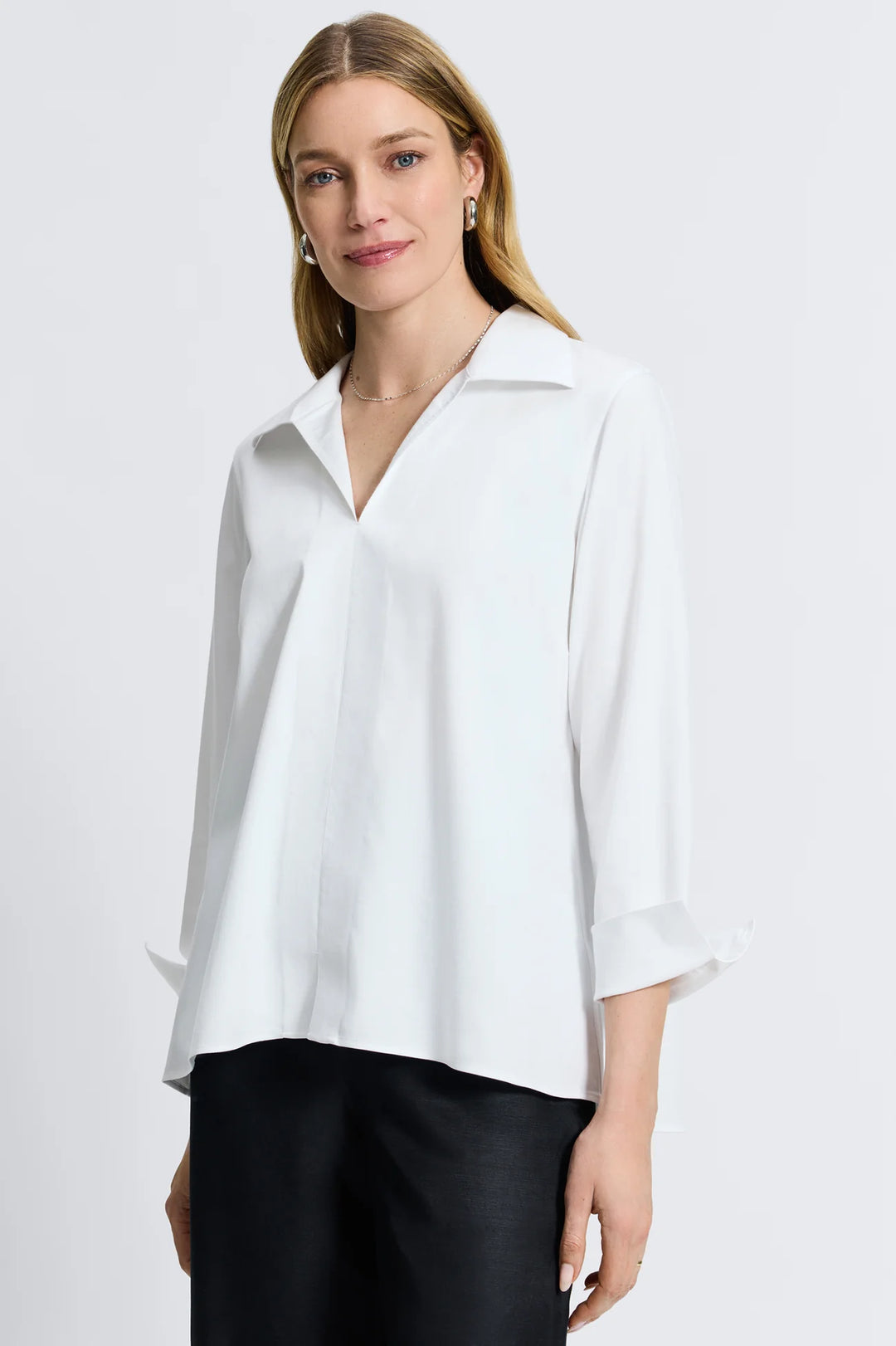 Foxcroft Agnes Shirt in White