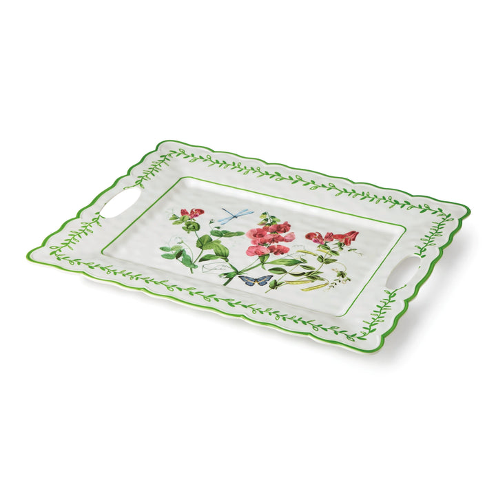 Mirabella Melamine Rectangular Platter with Handles - Mildred Hoit