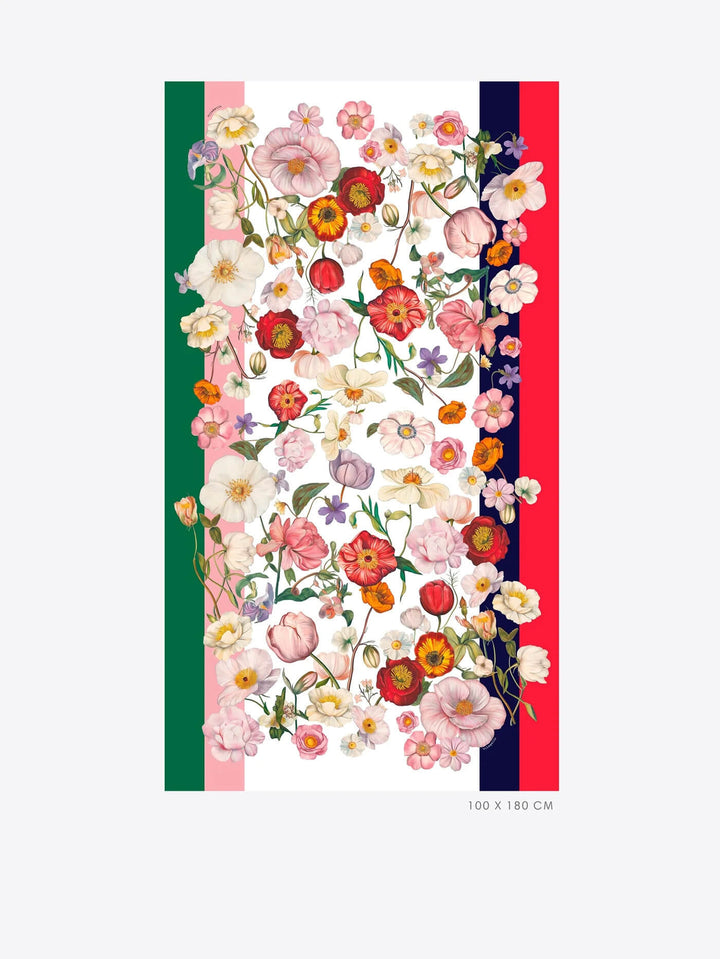 Vilagallo Floral Print Scarf - Mildred Hoit