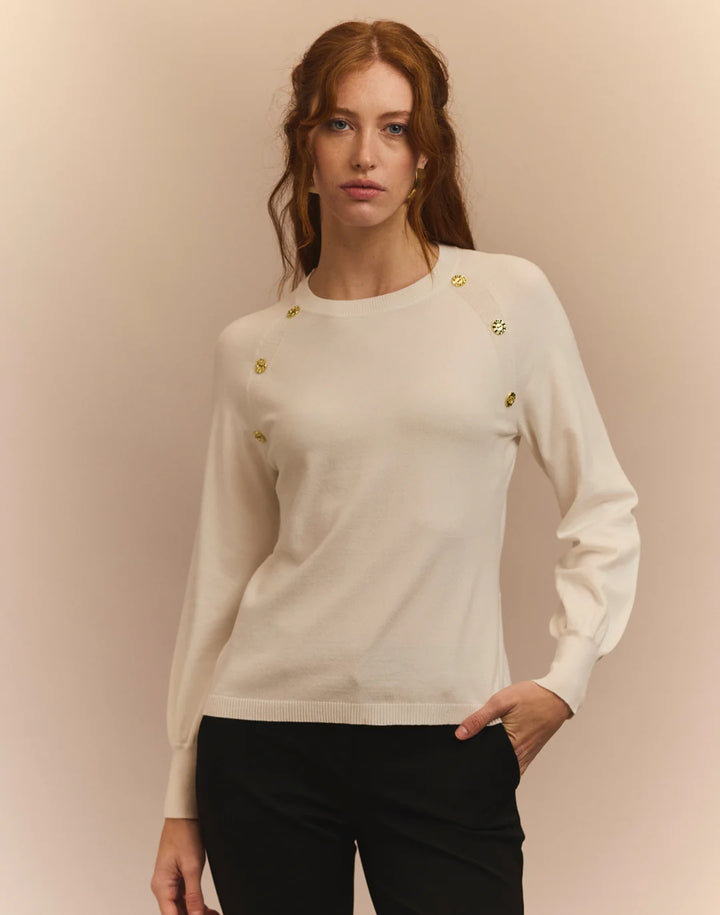 Kaye Raglan in Eggshell