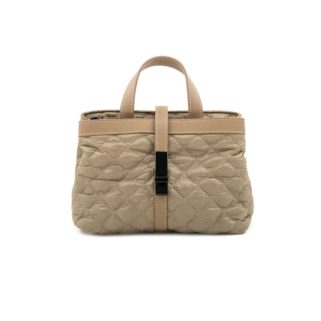 Karim Quilted Bag in Mocha