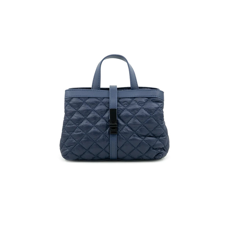 Karim Quilted Bag in Navy