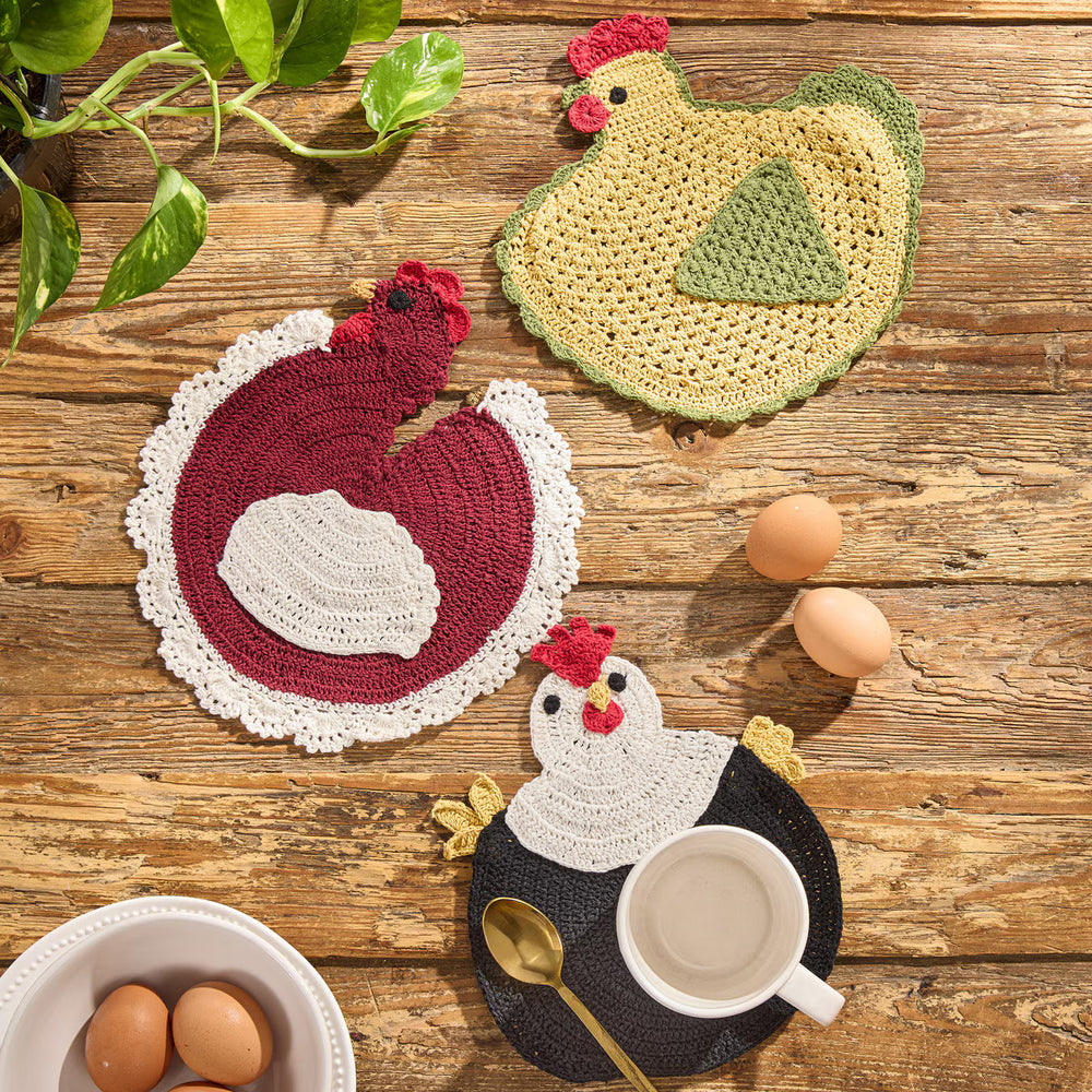 Henrietta Crochet Trivet Set of 3 - Mildred Hoit
