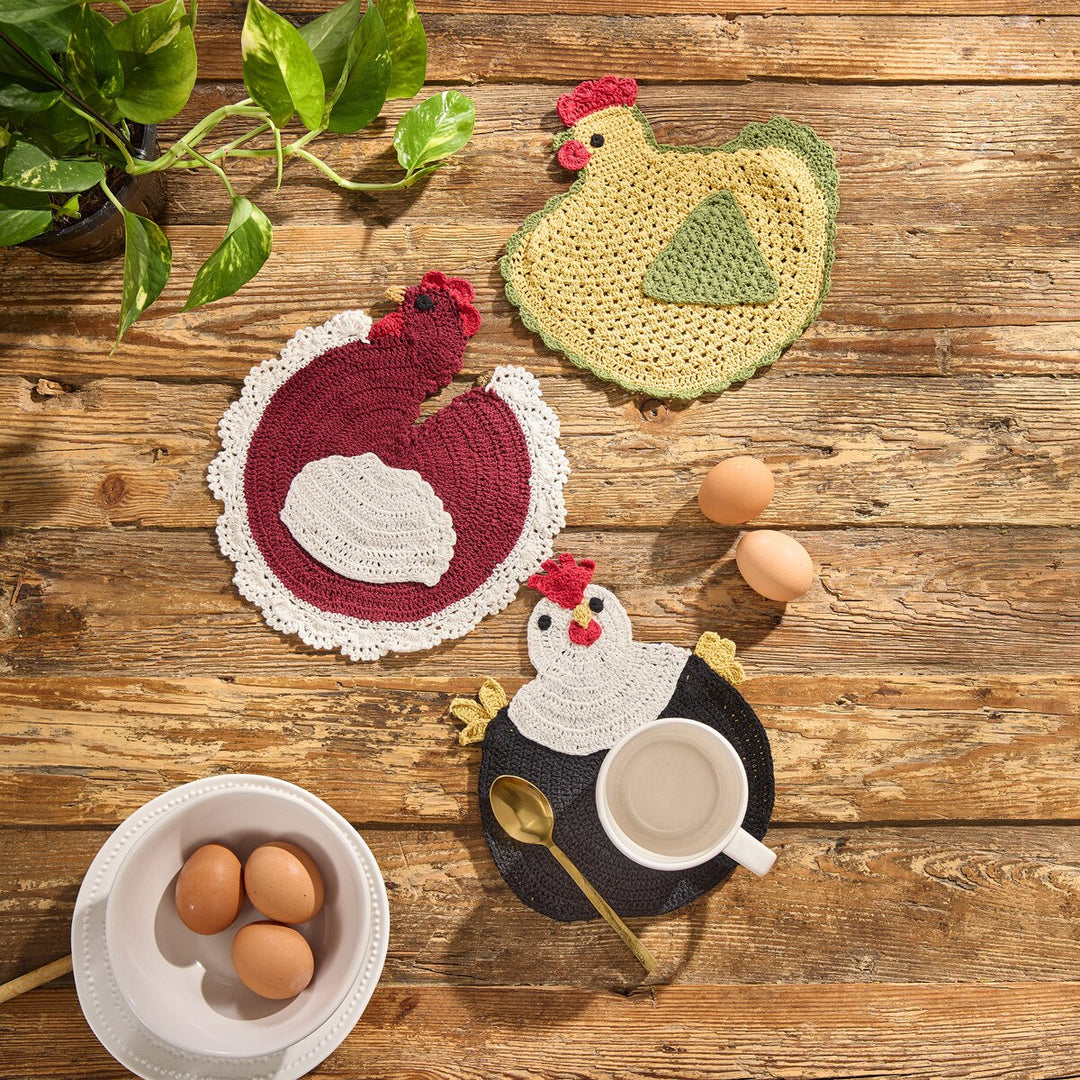 Henrietta Crochet Trivet Set of 3 - Mildred Hoit