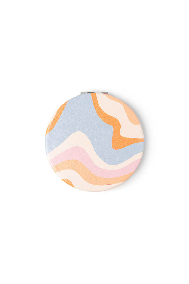 Marbled Compact Mirror