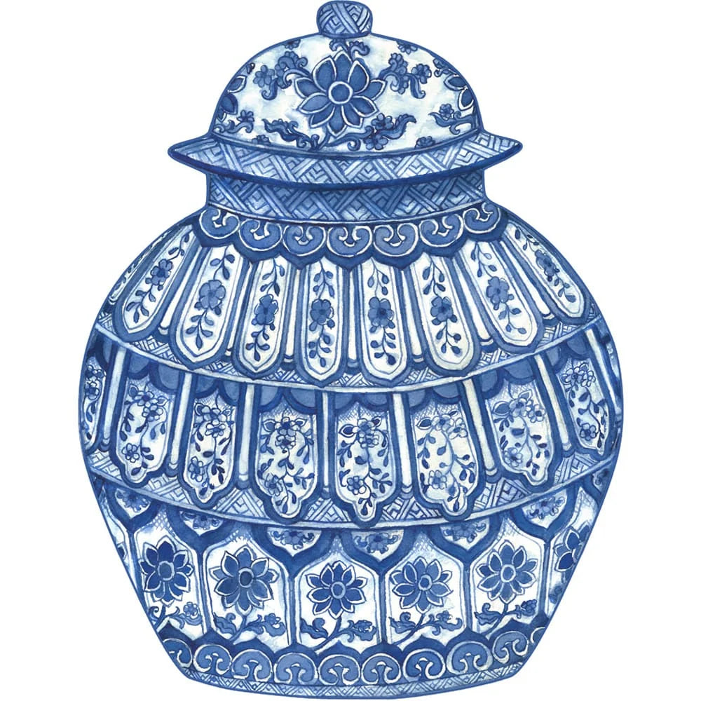 Caspari Ginger Jar Die Cut Placemat Set - Mildred Hoit