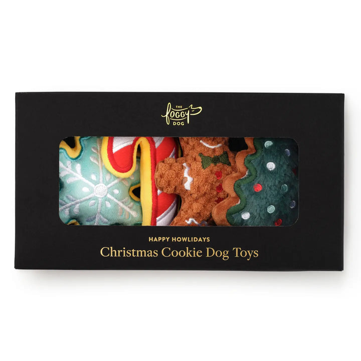 Christmas Cookies Holiday Dog Toys Gift Set - Mildred Hoit