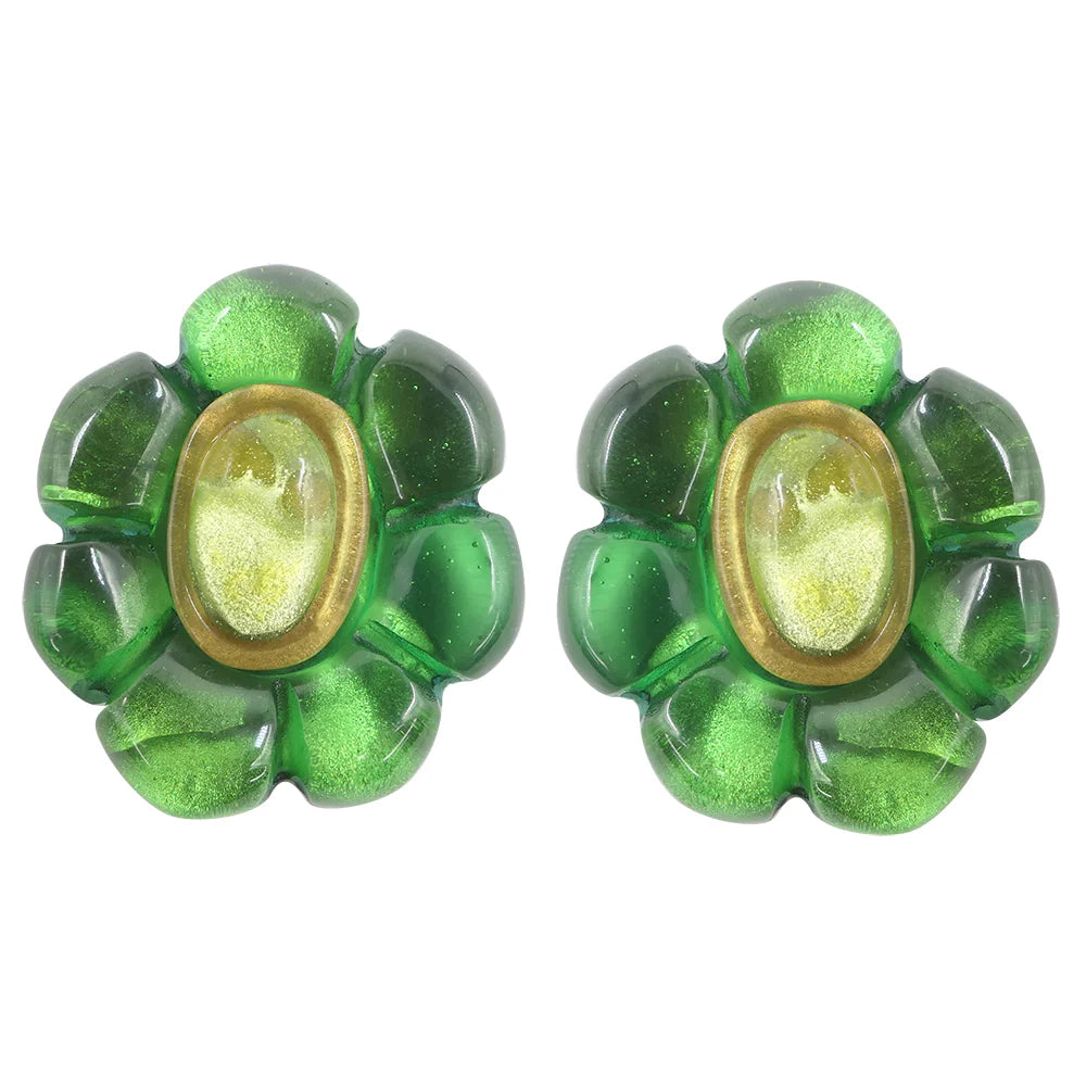 Daphne Earrings in Matcha