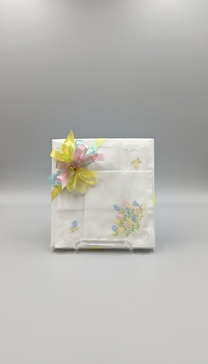Multi-Color Flower Handkerchief
