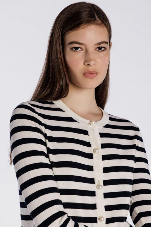 Striped Knit Jacket
