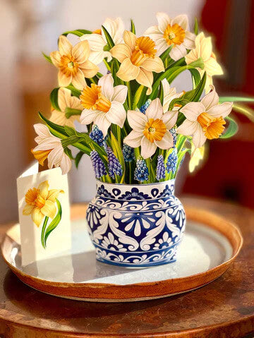 English Daffodil Pop-up Flower Card