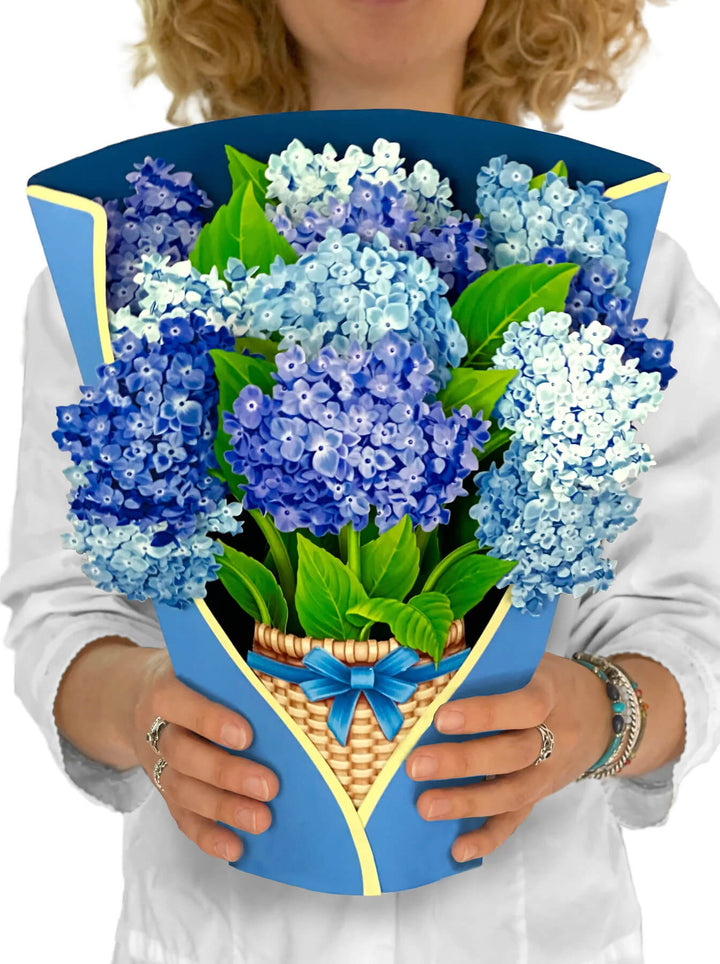 Nantucket Hydrangea Pop-up Flower Card - Mildred Hoit