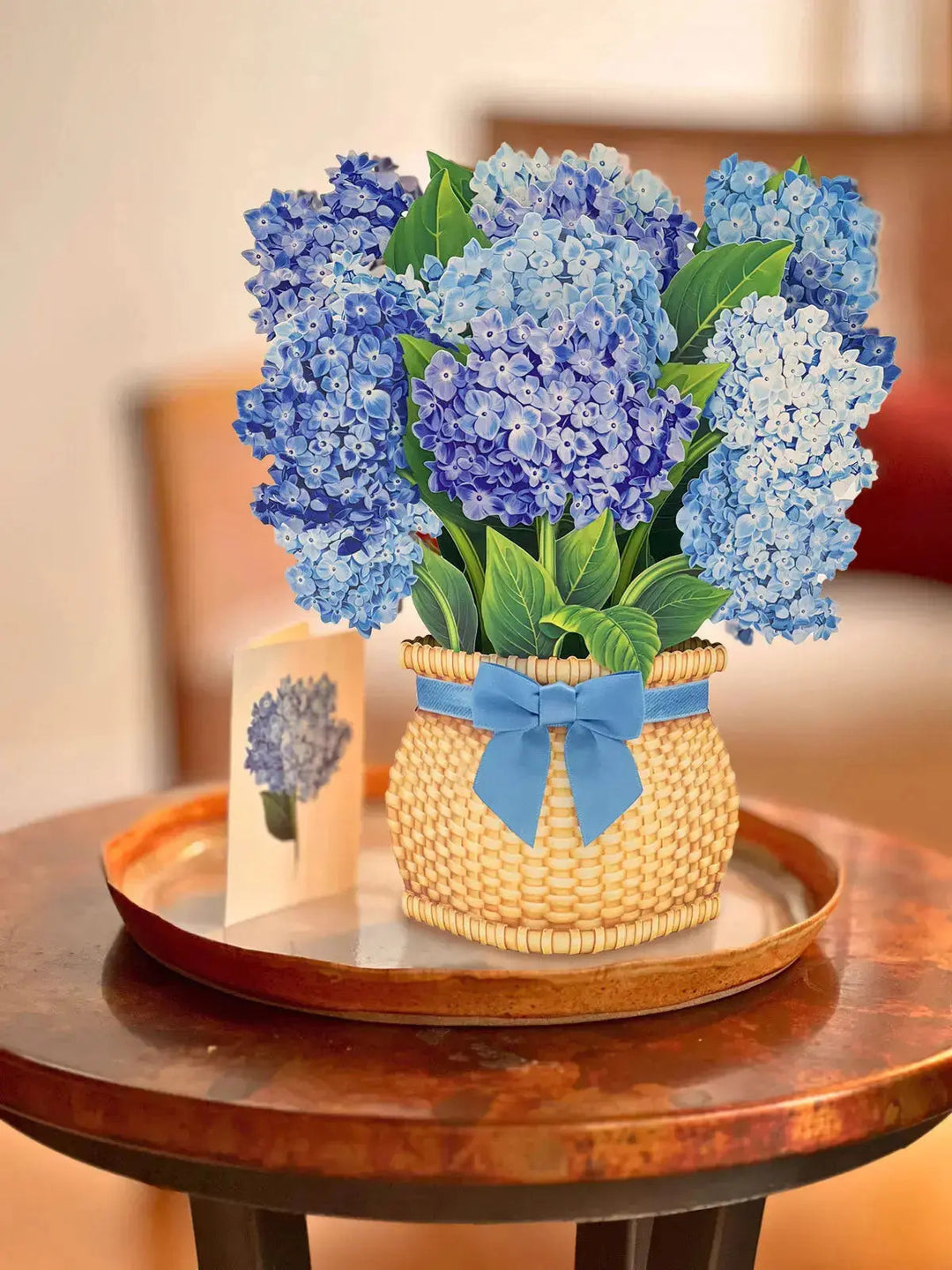 Nantucket Hydrangeas Pop-Up Card