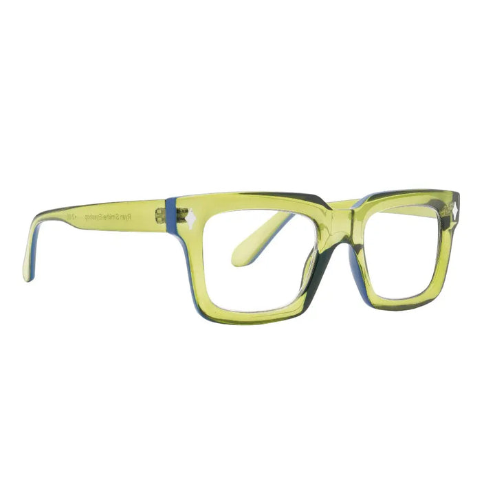 Maren Blue Light Readers in Matcha Green - Mildred Hoit