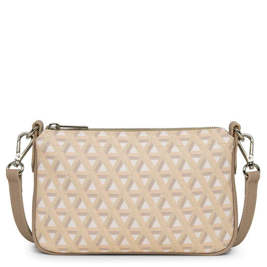 Ikon Beige Small Clutch Bag - Mildred Hoit